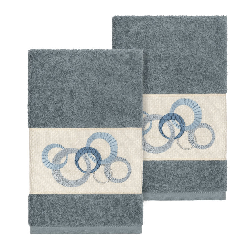 Annabelle Turkish Cotton Hand Towel, Teal