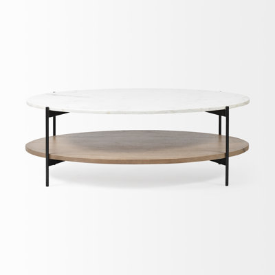 Reynard Marble Top Single Coffee Table