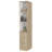 Preston Linen Cabinet, Three Shelves, Four Drawers