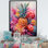 «Tropical Pinapple Fruit», impression sur toile