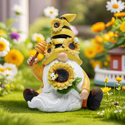Décorations de gnome Bumble Bee Spring
