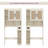 67'' Bathroom Over the Toilet Storage Cabinet with Tissue Box-764147909