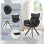 Fabric Upholstered Wing Back Armchair