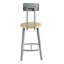 Tabouret industriel / de hauteur fixe avec dossier-86654576