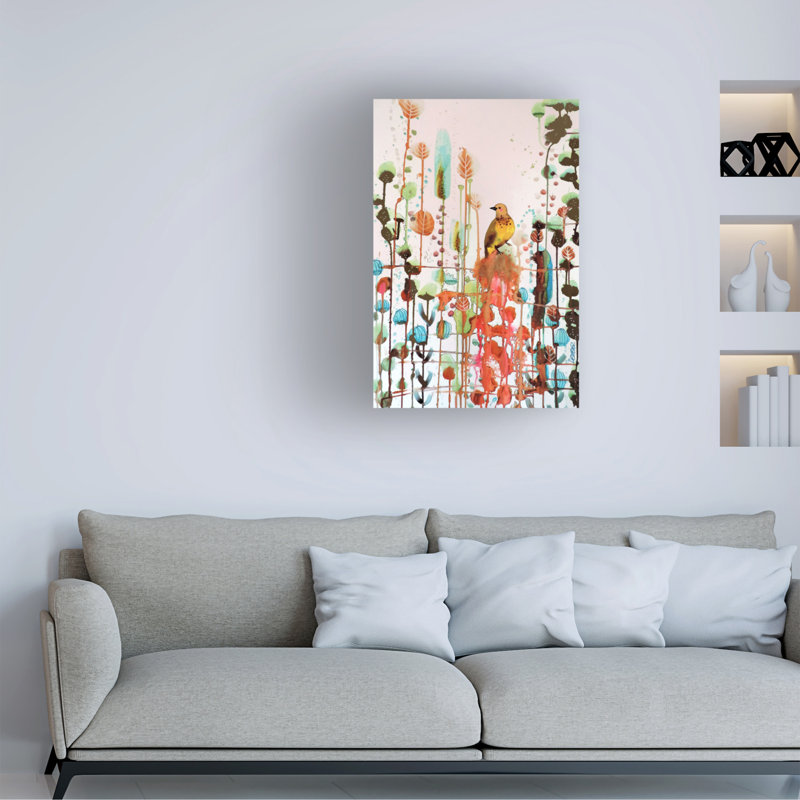 Art sur toile Sylvie Demers, H 19 po x l 12 po x P 2 po