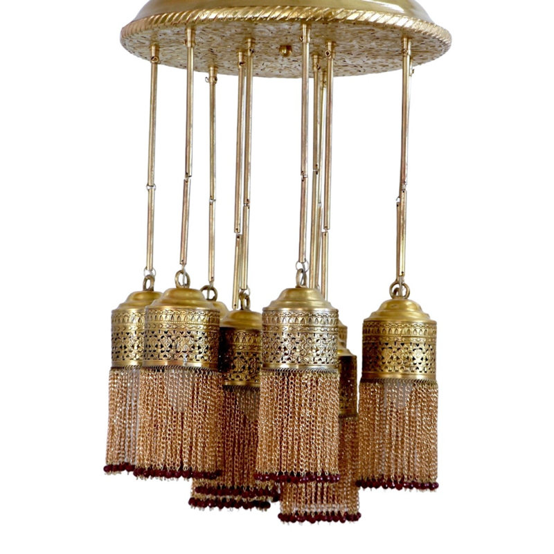 Lustre cylindrique à 4 lumières Jazmynn