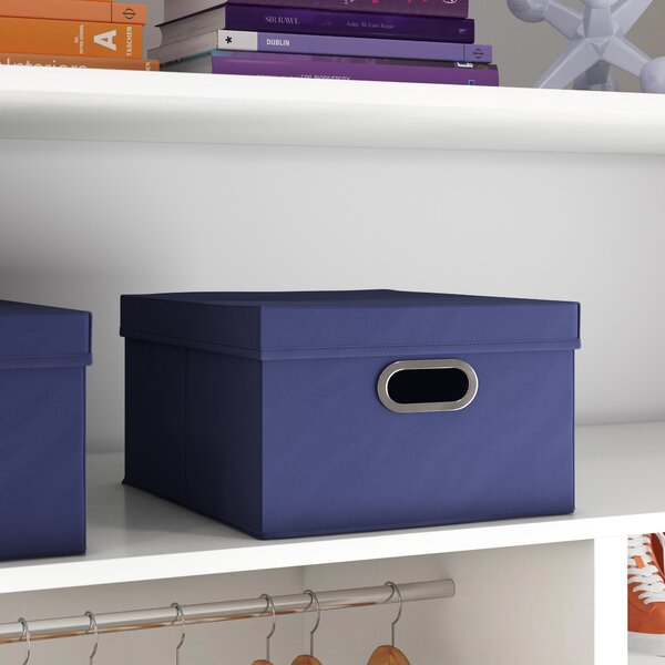 Storage Box with Lid Latitude Run Color: Navy