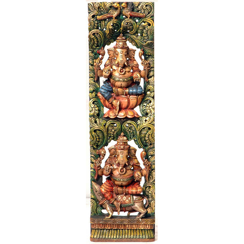 Panneau vertical simple Ganesha