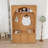 Wooden Hall Tree with Storage Bench, Cabinets, Hooks and Adjustable Shelving-129747987