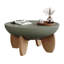 Rond Emagene avec pieds en bois-331829770