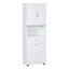 Armoire de salle de bain avec panier à linge 69,92 po Keriel-423405407