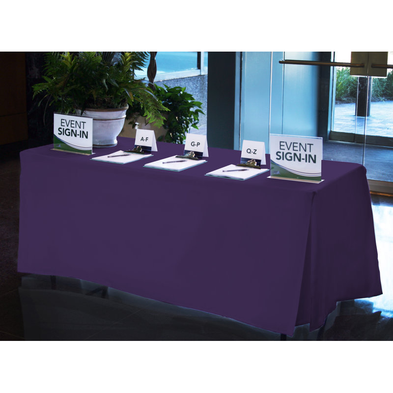 Tablevogue Table Cover, Violet, 96" L x 30" D