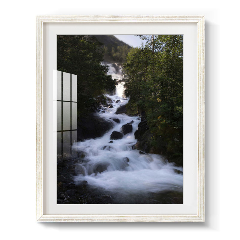 «Feel the Rush» - impression encadrée, H 19,5 po x l 16,5 po, Blanc