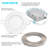 4'' Selectable Color Temperature Dimmable Air-Tight IC Rated LED Canless Recessed Lighting Kit