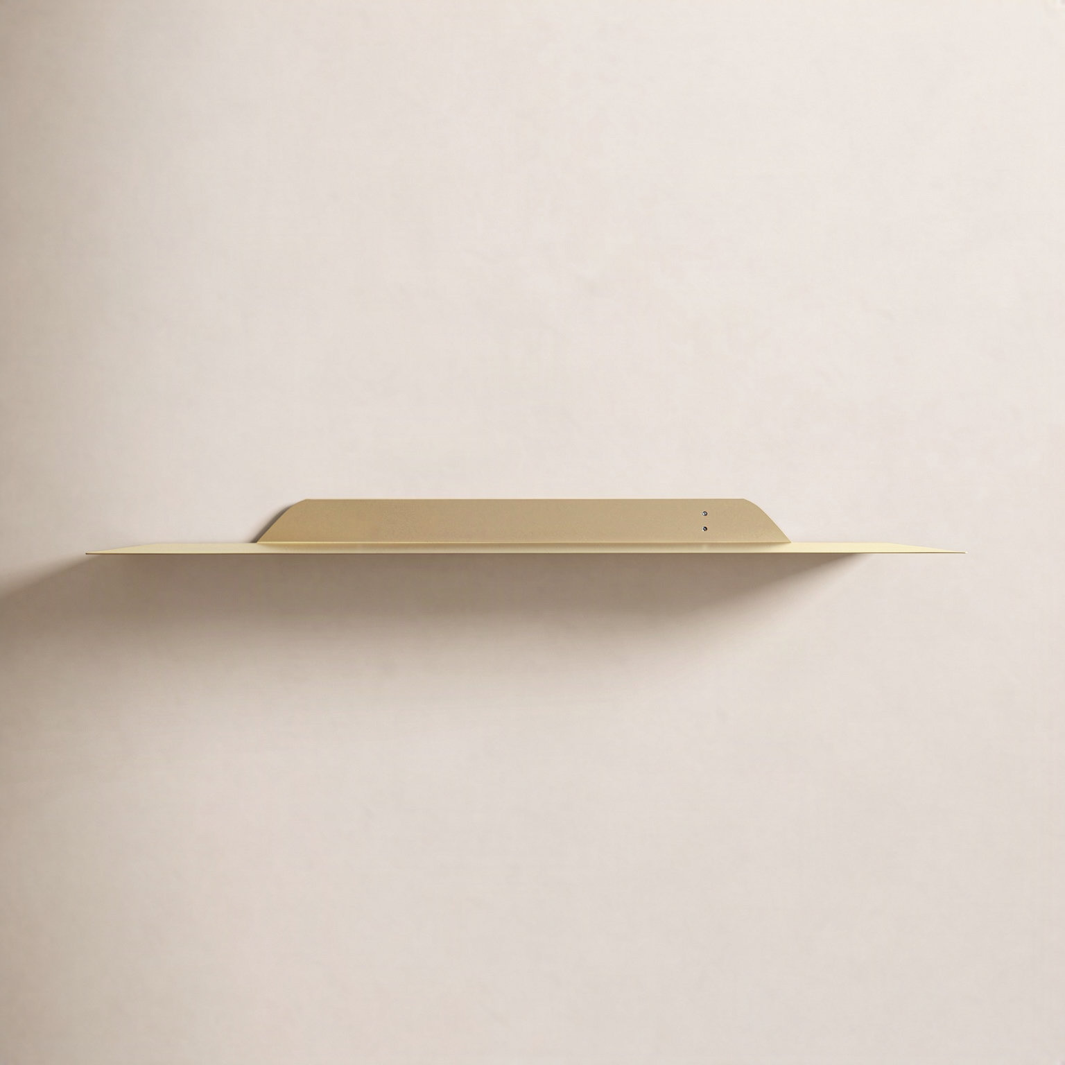 Maja Floating Shelf, Gold, 1.75" H x 36" W x 6" D