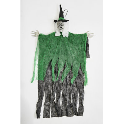 36" Hanging Halloween Witch