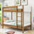 Keiaira Twin Over Twin Bunk Bed With Underbed Storage