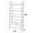 59.2" Ladder Bookcase, Rustic Industrial Wood Bookshelf Bookcase For Living Room, Bedroom, Home Office-1277587665-1277587664