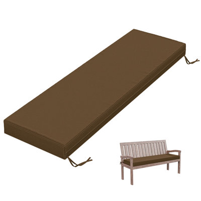 Coussin de banc d'extérieur 3,5 po, disponible en 5 tailles