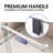 56" – 60” W x 78"H Double Sliding Soft Closing Frameless Glass Shower Doors | 3/8" Clear Tempered Glass | Leak-Proof Precision | Durable Stainless-Steel Hardware| Clear Glass -103547269-132127832