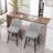 Counter Height Swivel Bar Stools Set Of 2, 360° Swivel Upholstered With Back And Metal Legs, 25.6/, Bar Stool