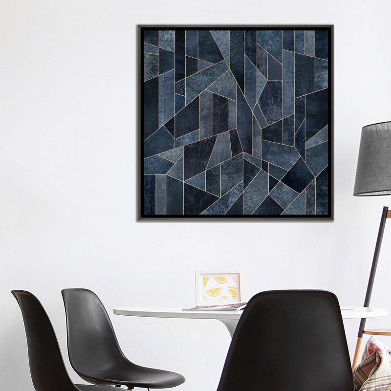 "Skyscraper I" par Elisabeth Fredriksson-impression d’art graphique, H 37 po x l 37 po x P 1,5 po, Pas de tapis