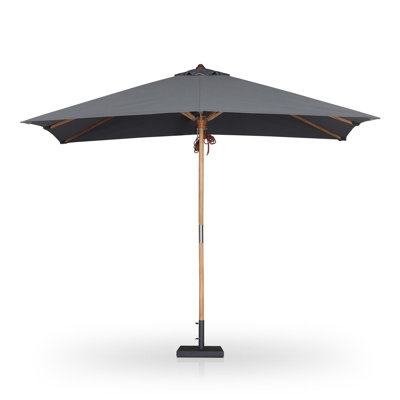 Parasol de marché rectangulaire 118 po x 86,5 po Nadira