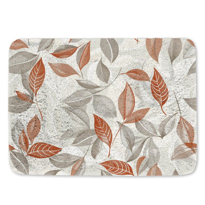 Tapis de bain en microfibre / microsuède