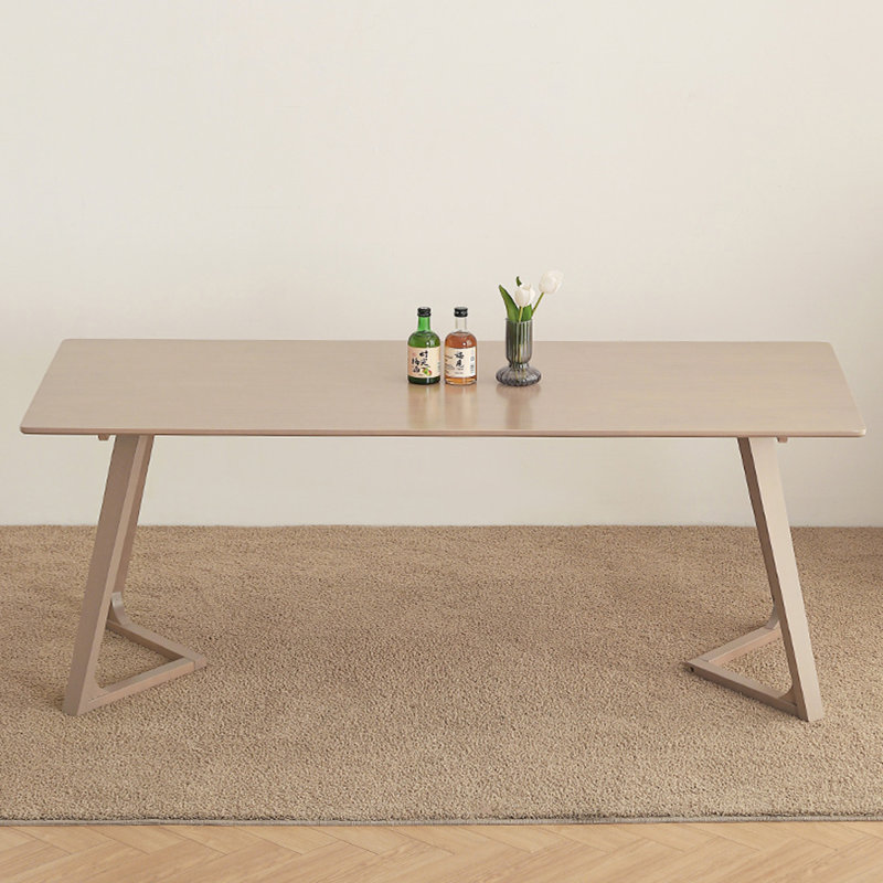 Yailine Solid Wood Dining Table, 29.52"H X 70.86"L x 31.49"W