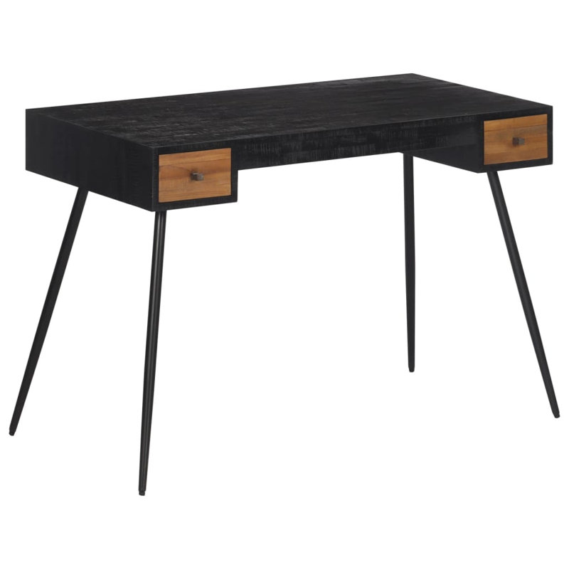 Padmini Solid Wood Top Metal Base Writing Desk
