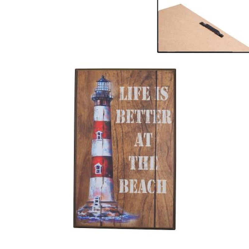 Décoration murale meilleure vie à la plage