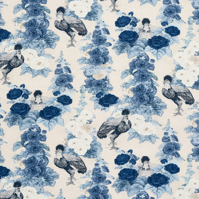 Schumacher x Mary McDonald Lady Hollyhock Fabric