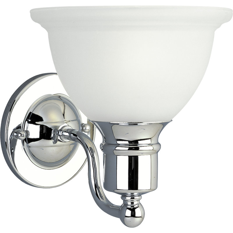 Vangorder Armed Sconce, Polished Chrome