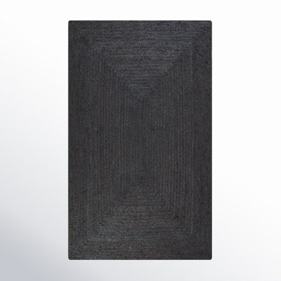 Gage Charcoal Hand-Braided Jute Rug