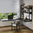 Acrylic corner L-shaped desk and bookshelf integrated desk-742878743-742878761