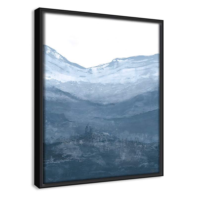 «Roni Into the Blue Horizon 2» par Filippo ioco, reproduction sur toile flottante, Noir, H 11,5 po x l 9,5 po