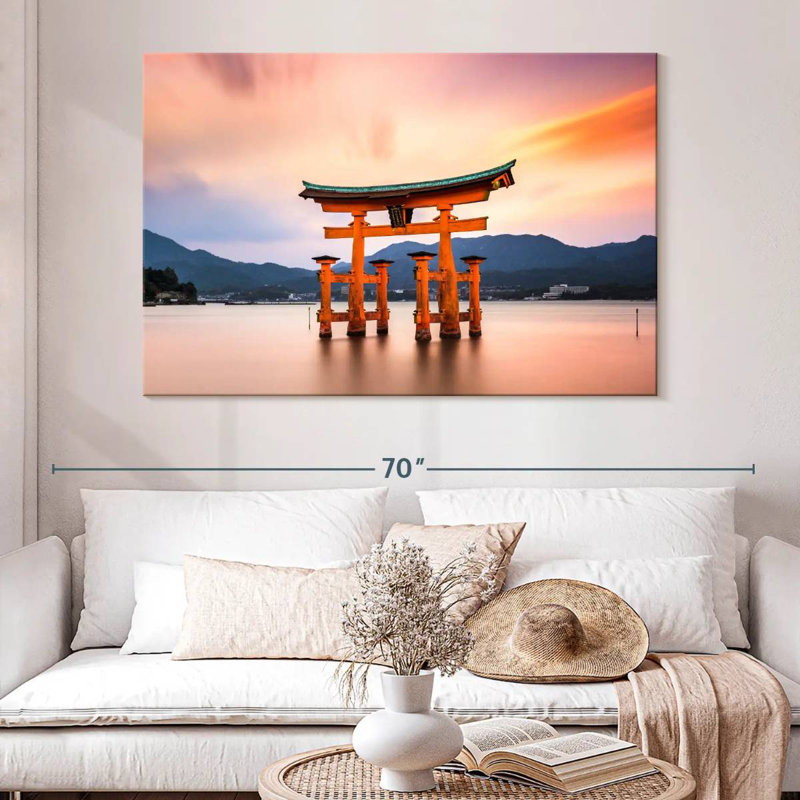 Lilie Japan's Floating Torii Gate, 34" H x 51" W