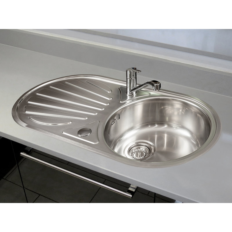 85.5cm x 44.5cm Single Bowl Kitchen Sink