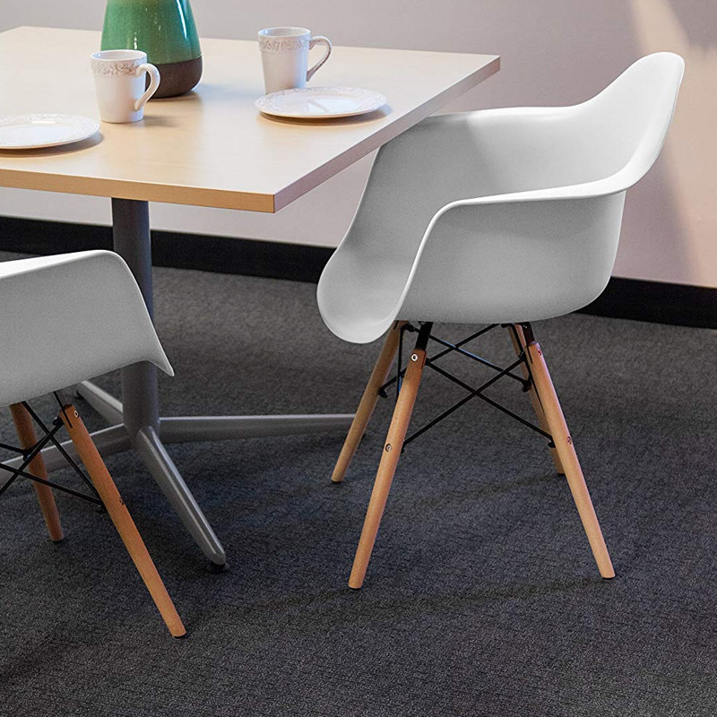 Chaise d'appoint Carbone Clegg, Blanc