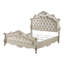 Lit tapissier capitonné Arinah beige et champagne-1744216246