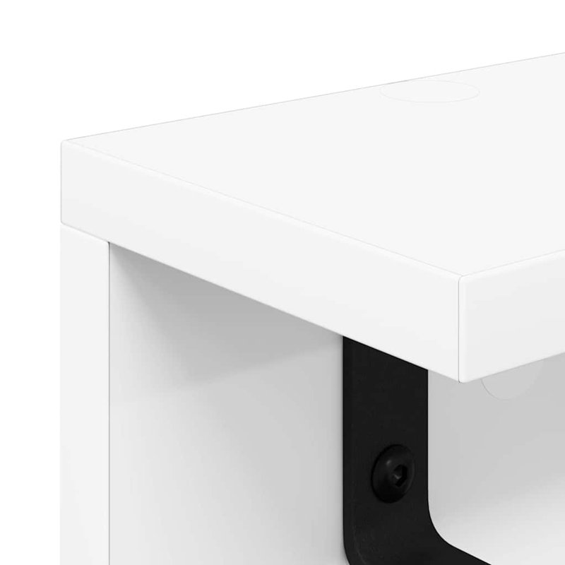 Wall-Mounted Coat Rack 80 X 10.5 X 10.5 Cm, White