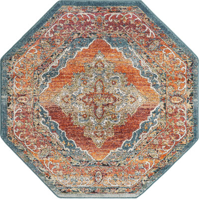 Tapis traditionnel Charian rouille oriental