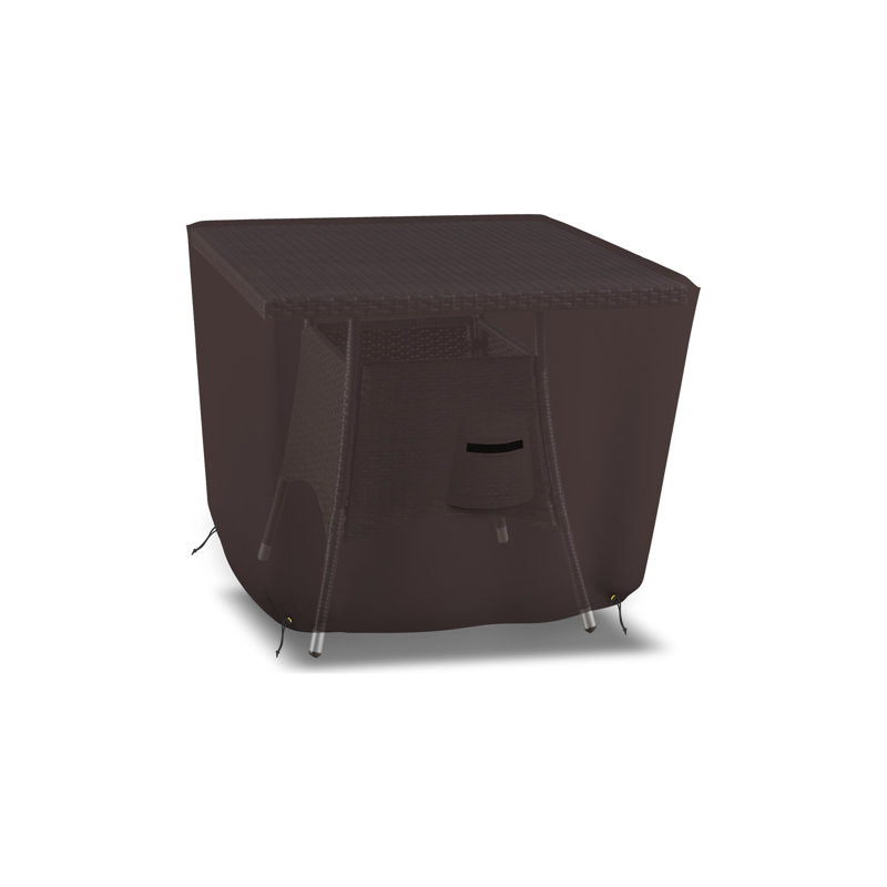 HeavyDuty Outdoor Waterproof Square Table Cover,Patio UVResistant all Weather Protection Table Cover, 29" H x 53" W x 53" D