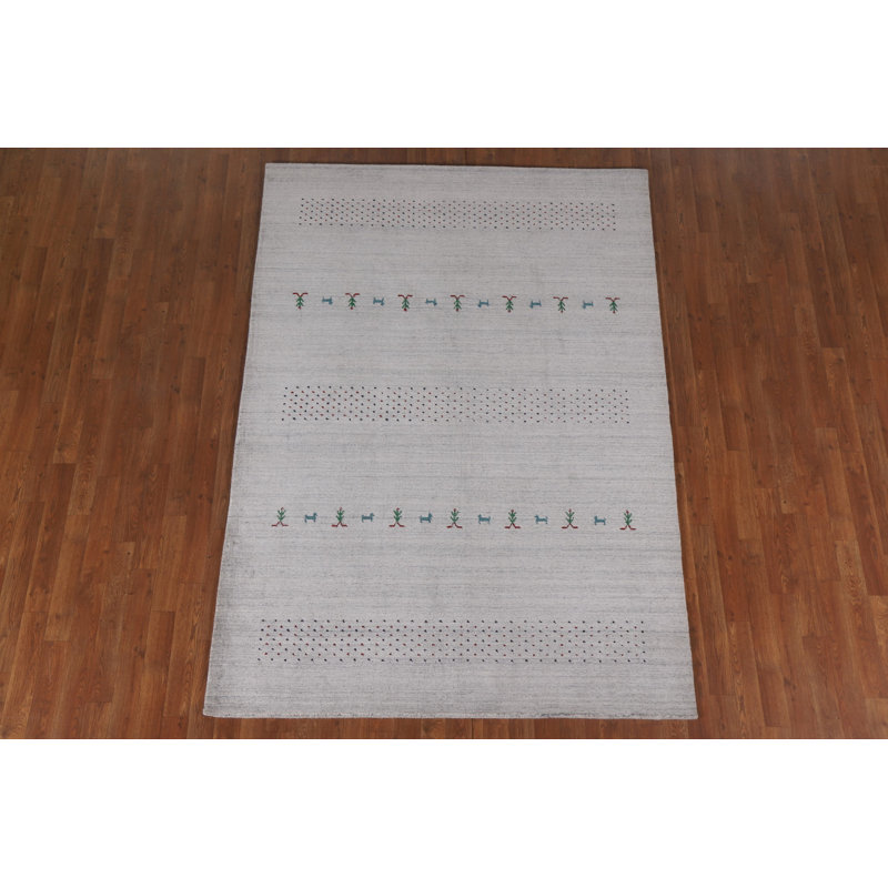 Tapis oriental tribal Gabbeh 5 x 8