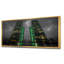 Vert, gris, bâtiment urbain, tours, impression d'art mural-880868433-986677922