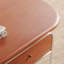 Table basse moderne simple ovale en acier inoxydable-107120590