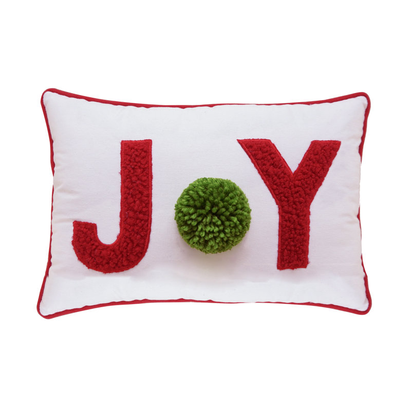 18X12x6.5"H Cotton Joy Pillow