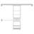 Manchester 250 Closet System, Five Open Shelves-285666753