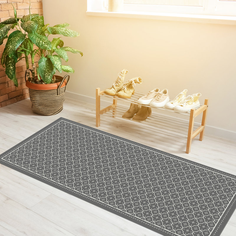 Davanti Vinyl Floor Mat - Mediterranean Collection, Runner 2' x 5'