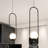 Capri 1-Light 7" Integrated LED ETL Certified Height Adjustable Cylinder Pendant Globe Glass Shade